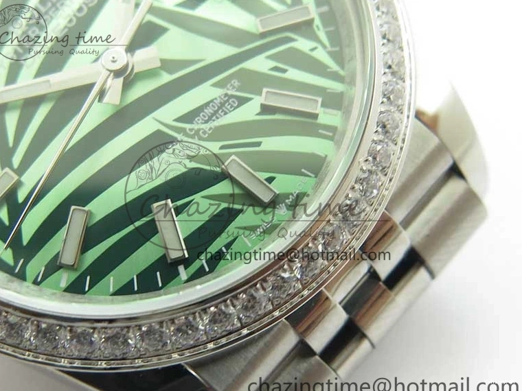 Bracelet 1:1 BP Best on Edition DateJust Dial SS 36 Green Maker New Jubilee 126284 0414
